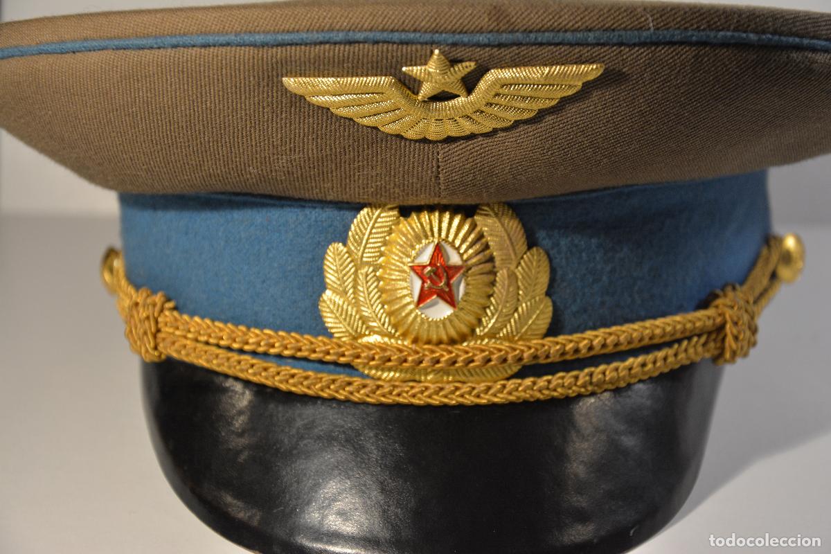 Militaria: Gorra de plato de oficial ejercito sovi&eacute;tico - Foto 4