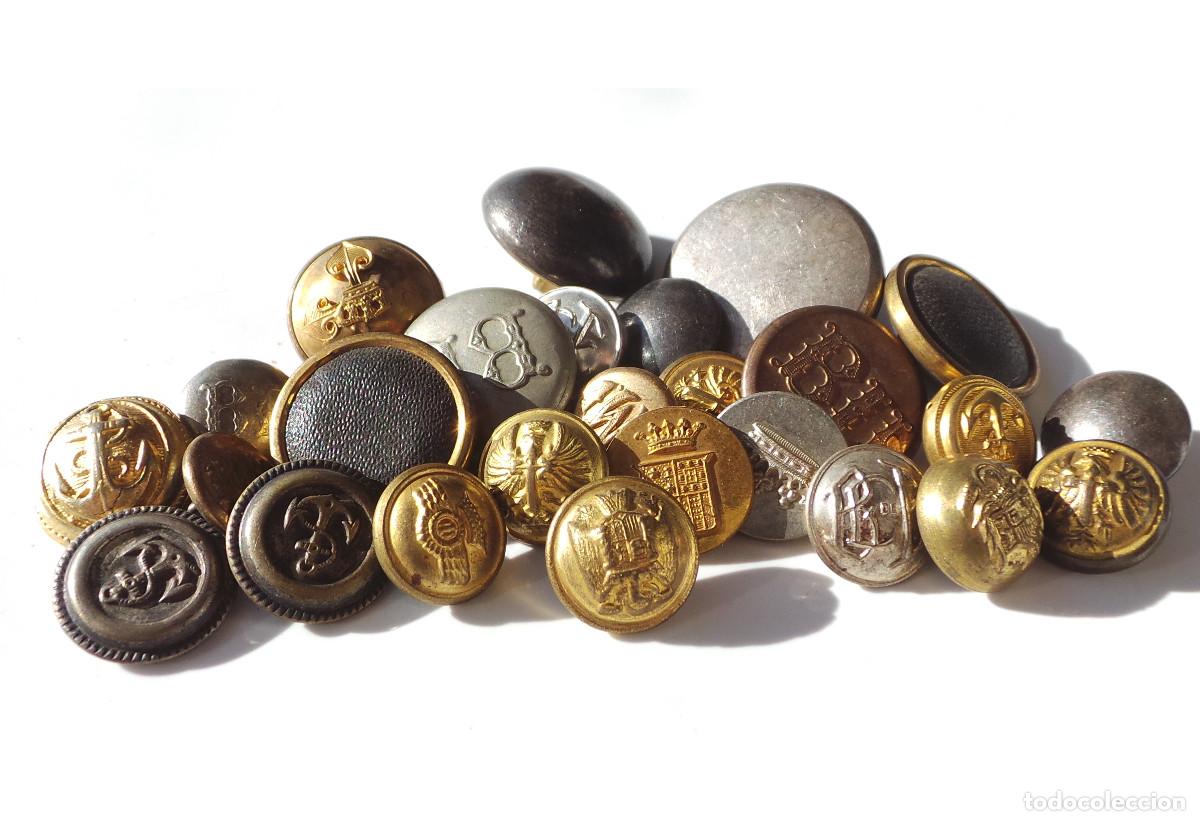 Militaria: LOTE DE BOTONES. COLECCI&Oacute;N. - Foto 2