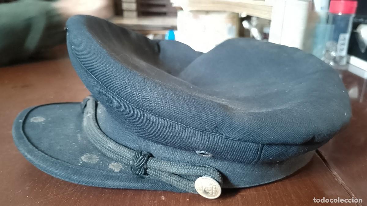 Militaria: Gorra de plato, azul oscuro - Foto 2