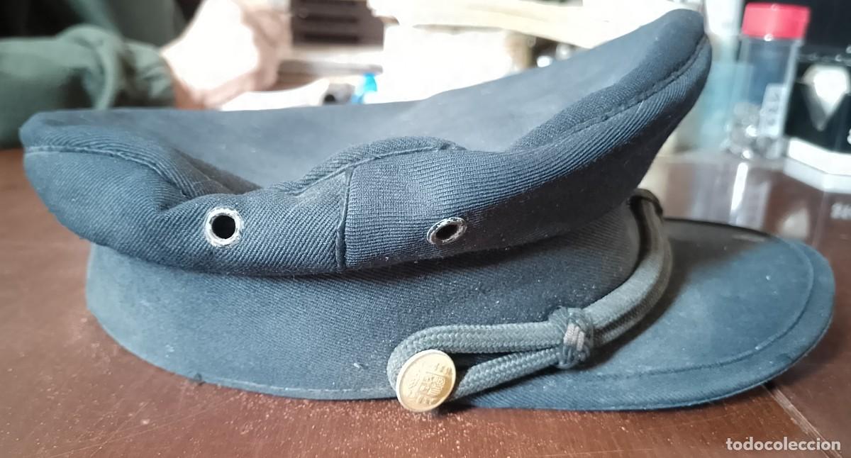 Militaria: Gorra de plato, azul oscuro - Foto 3