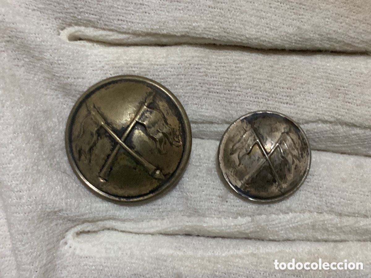 Militaria: BOTONES DE LANZEROS 1850 - 1855 BOTON - Foto 2