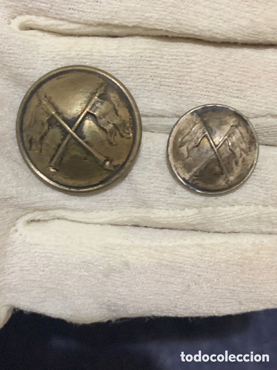 Militaria: BOTONES DE LANZEROS 1850 - 1855 BOTON - Foto 1