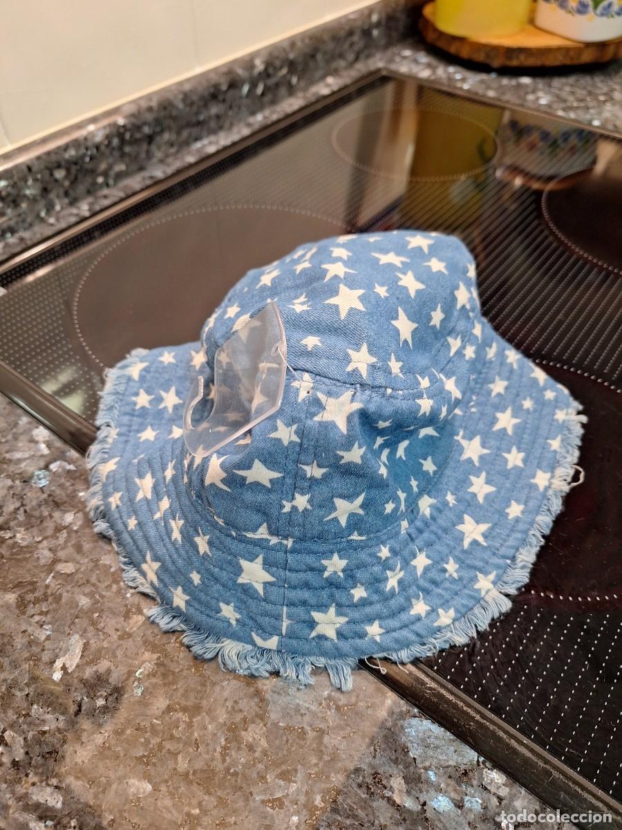 Militaria: Gorro de tela de algod&oacute;n vaquera. - Foto 1