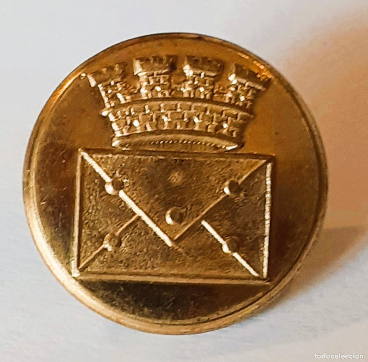 Militaria: boton CORREOS EPOCA DE LA REPUBLICA - Foto 1