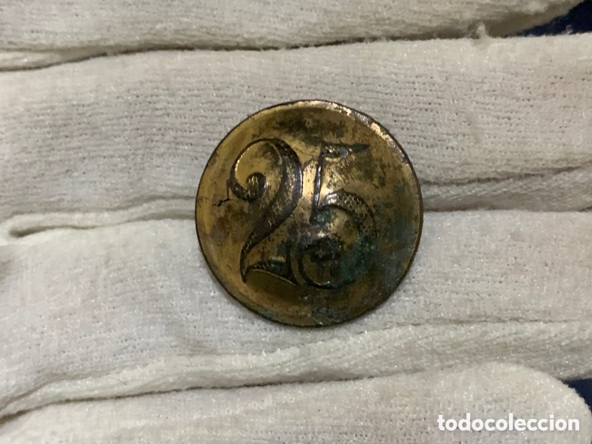 Militaria: BOT&Oacute;N REGIMIENTO DE INFANTERIA N&Uacute;MERO 25