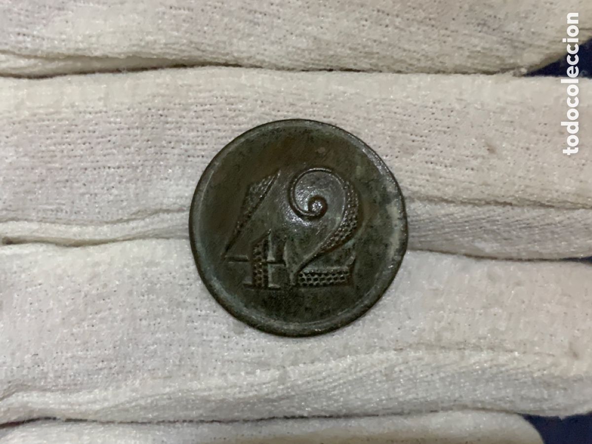Militaria: BOT&Oacute;N REGIMIENTO DE INFANTERIA N&Uacute;MERO 42