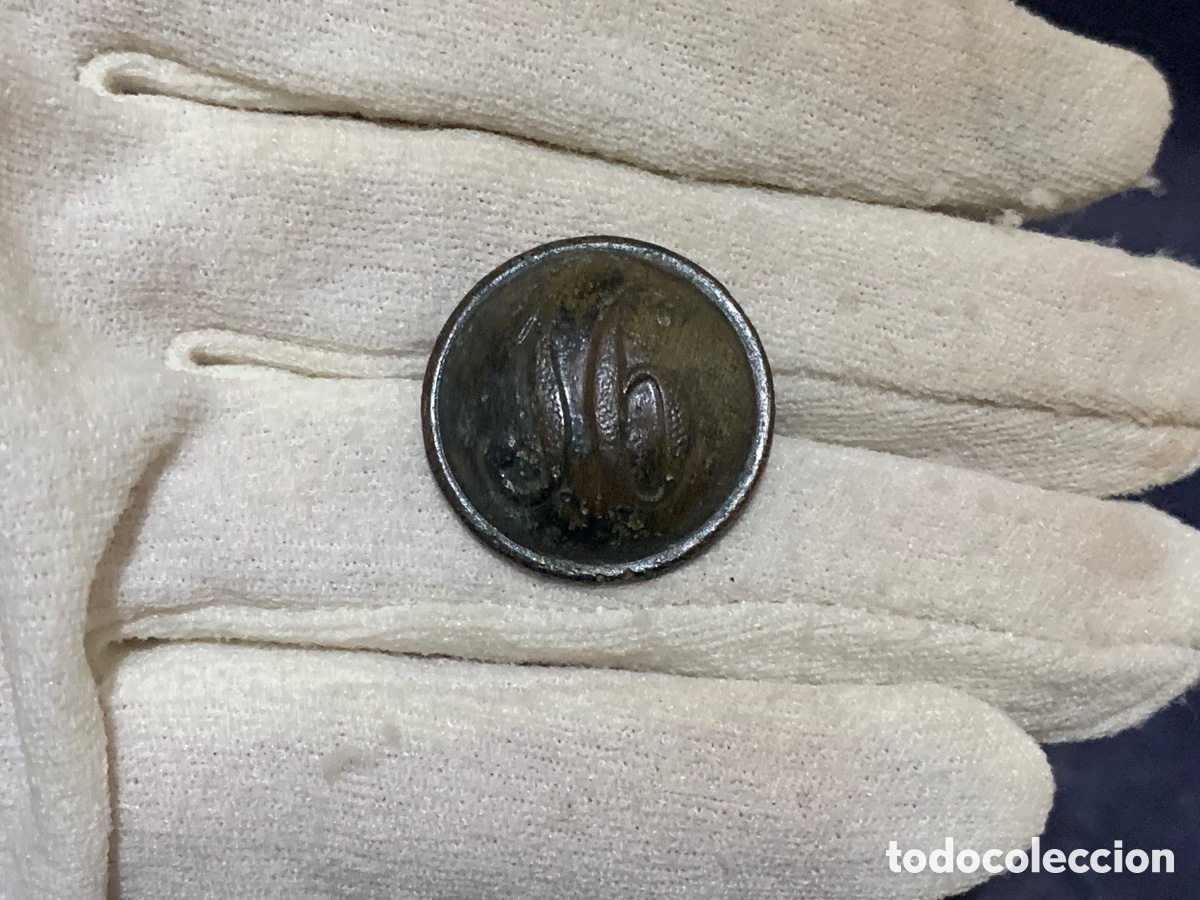 Militaria: BOT&Oacute;N REGIMIENTO DE INFANTERIA N&Uacute;MERO 16