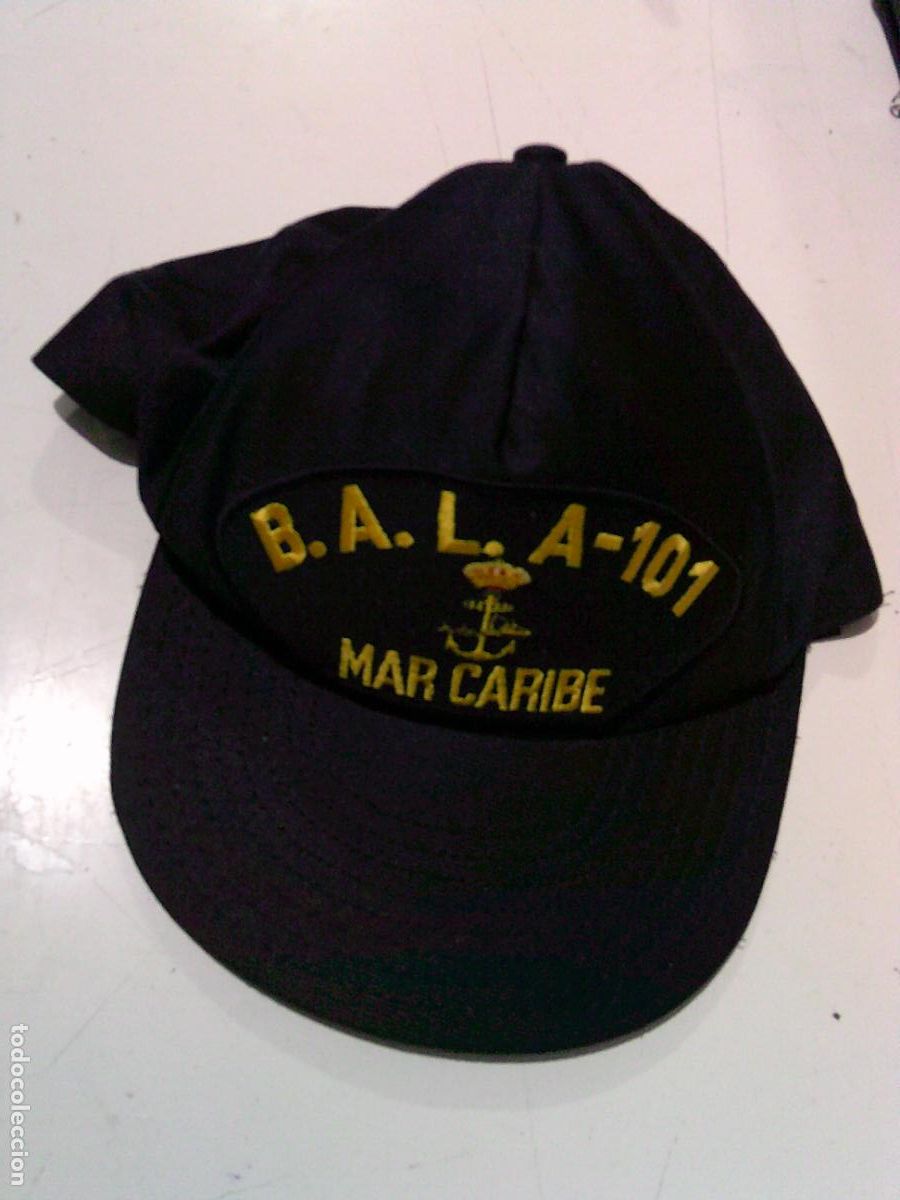 Militaria: Gorra B.A.L.A. -101 Mar Caribe - Foto 1