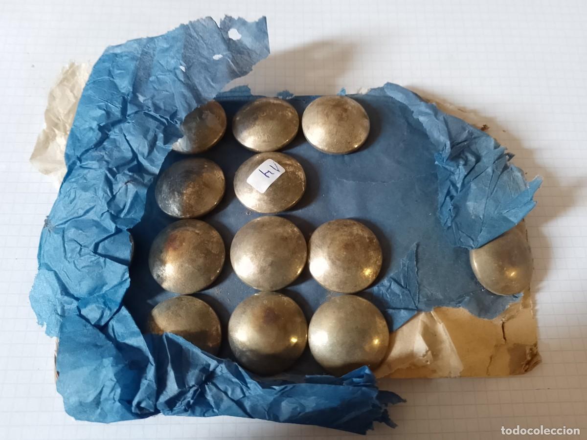 Militaria: Lote de 14 botones, 24mm - Foto 1