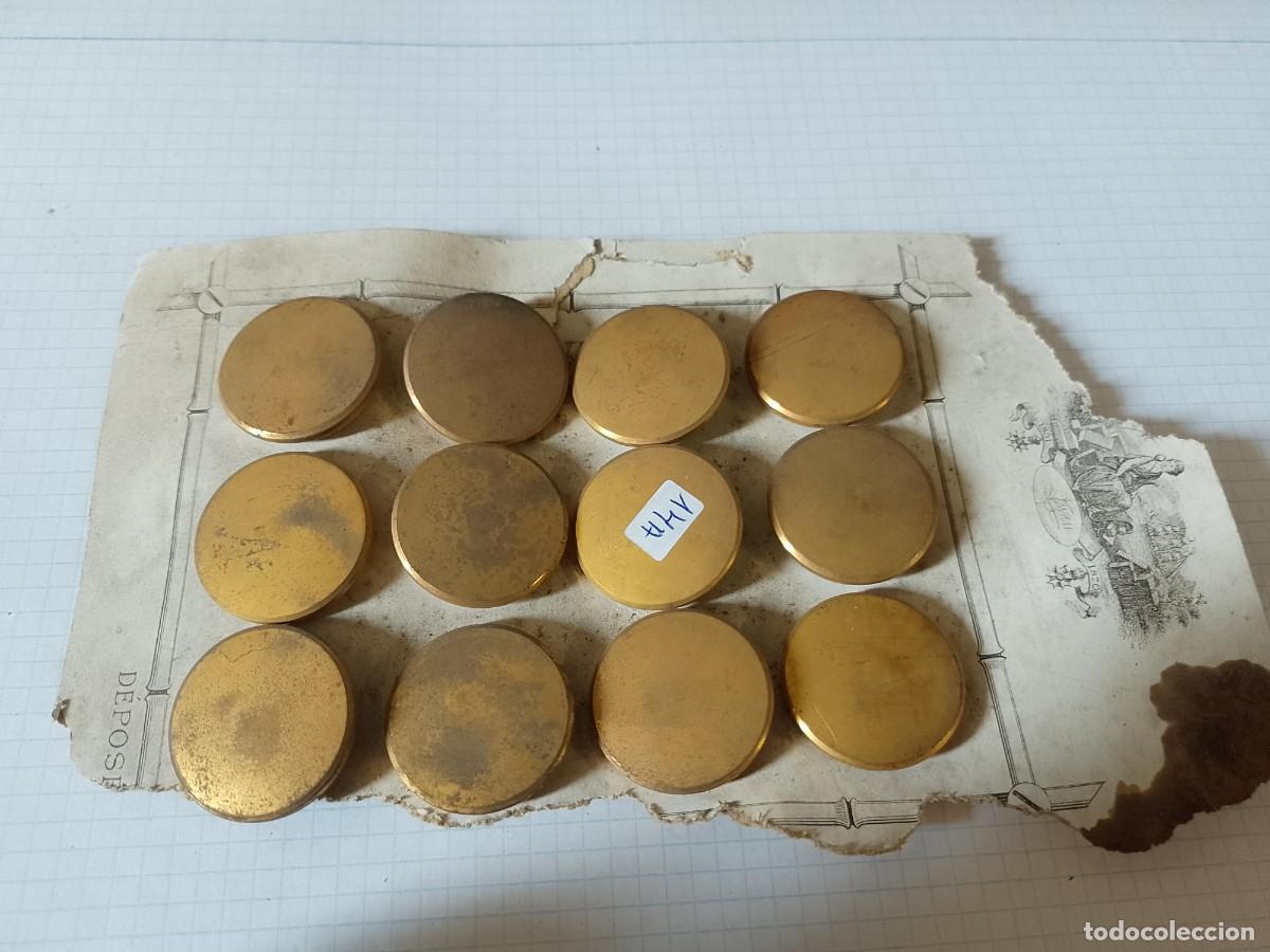 Militaria: Lote de 12 botones, 27mm - Foto 1