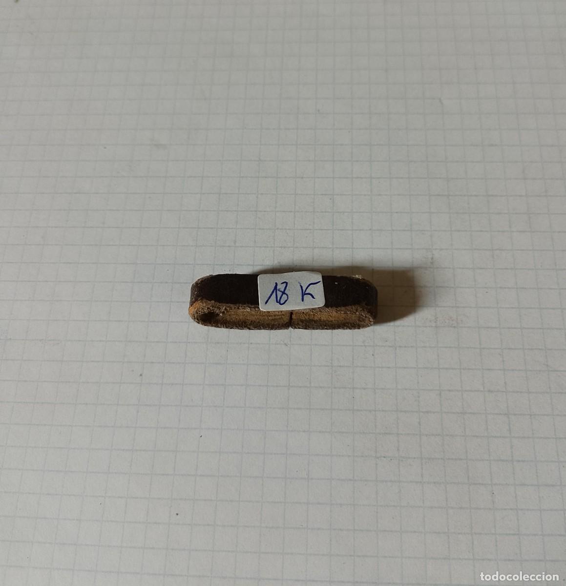 Militaria: Trebilla de cuero, 3,5cm - Foto 1