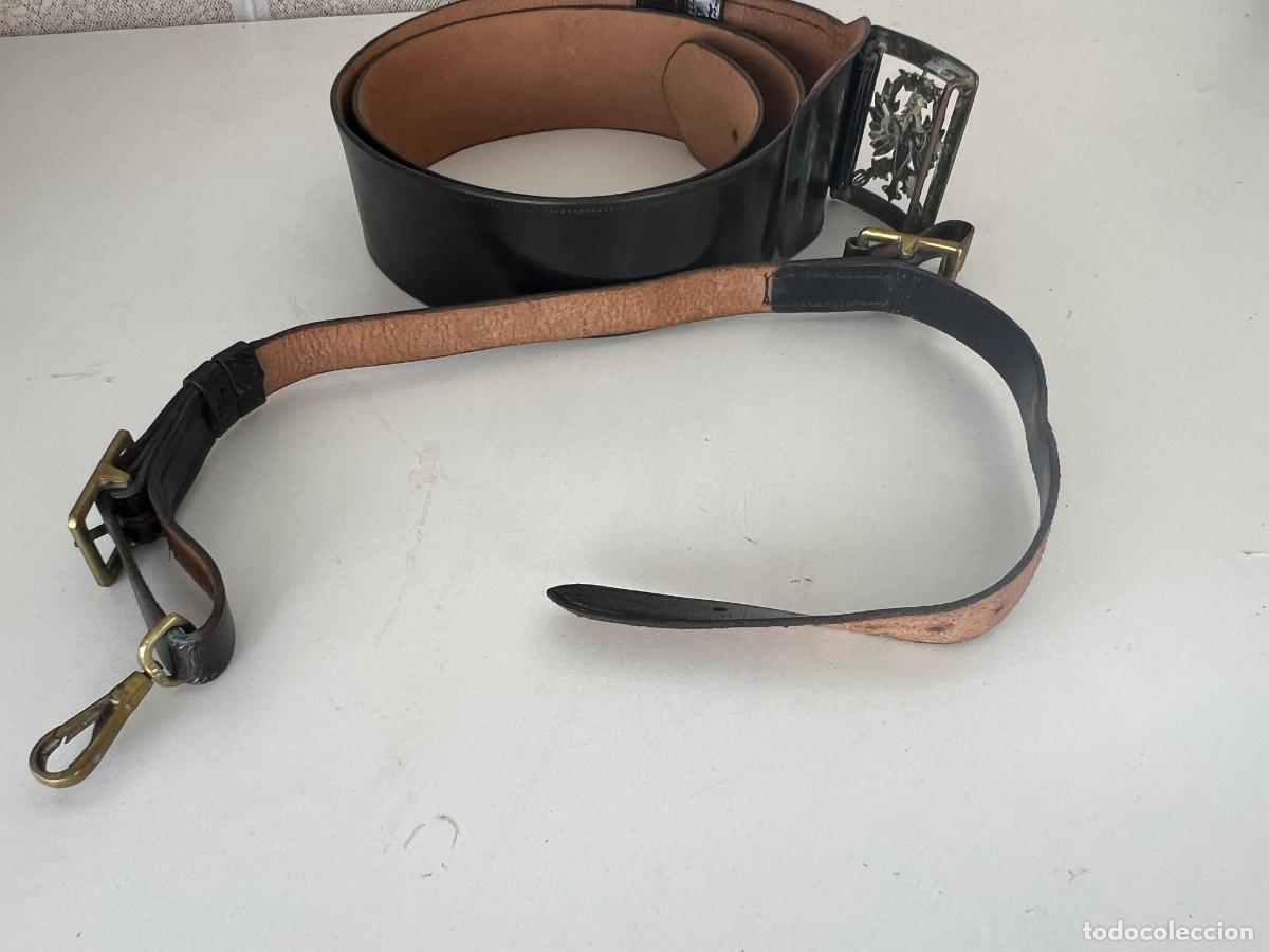 Militaria: CINTURON DE CHAROL CON HEBILLA EJERCITO TIERRA - Foto 8