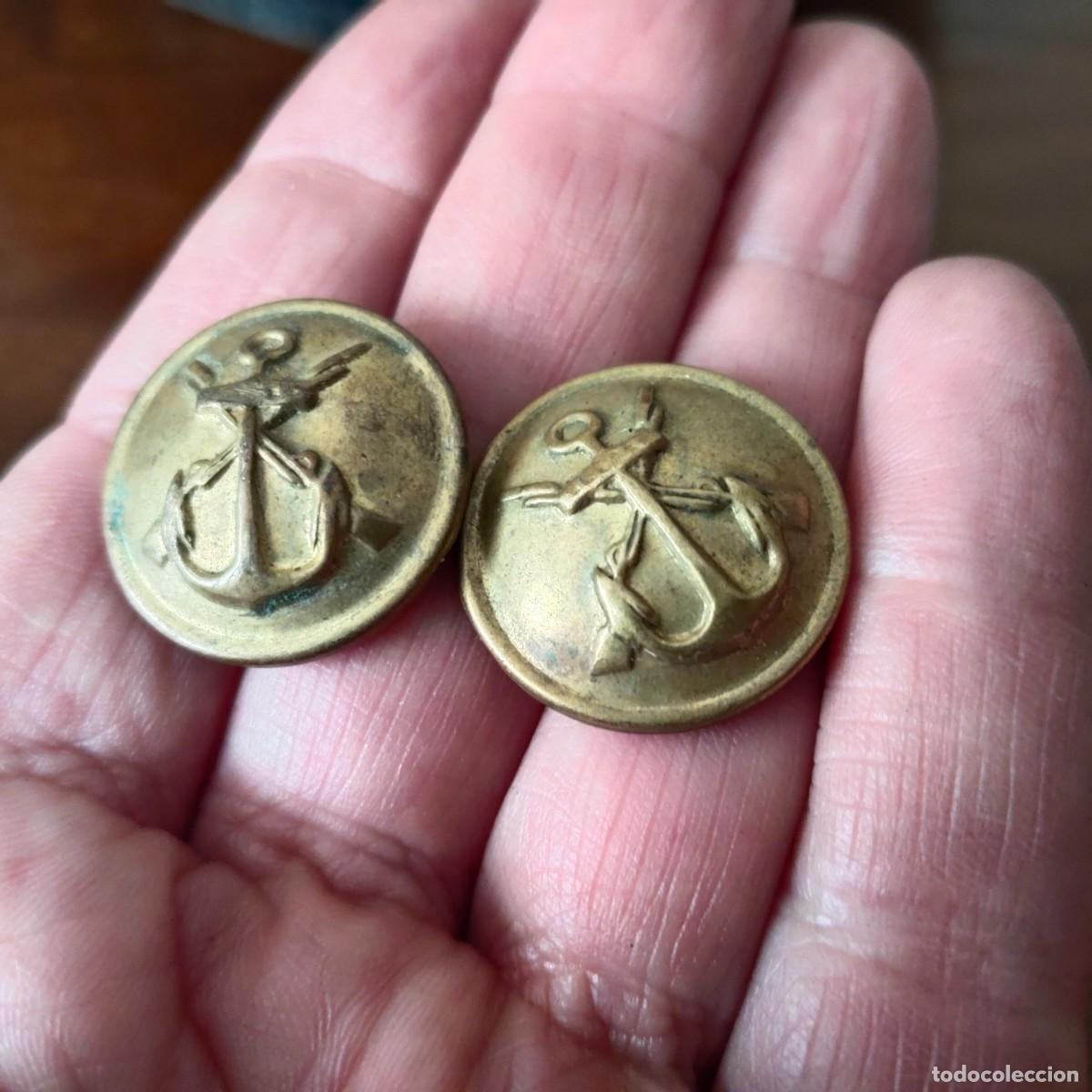 Militaria: Gorro y 2 botones de la Armada. - Foto 4