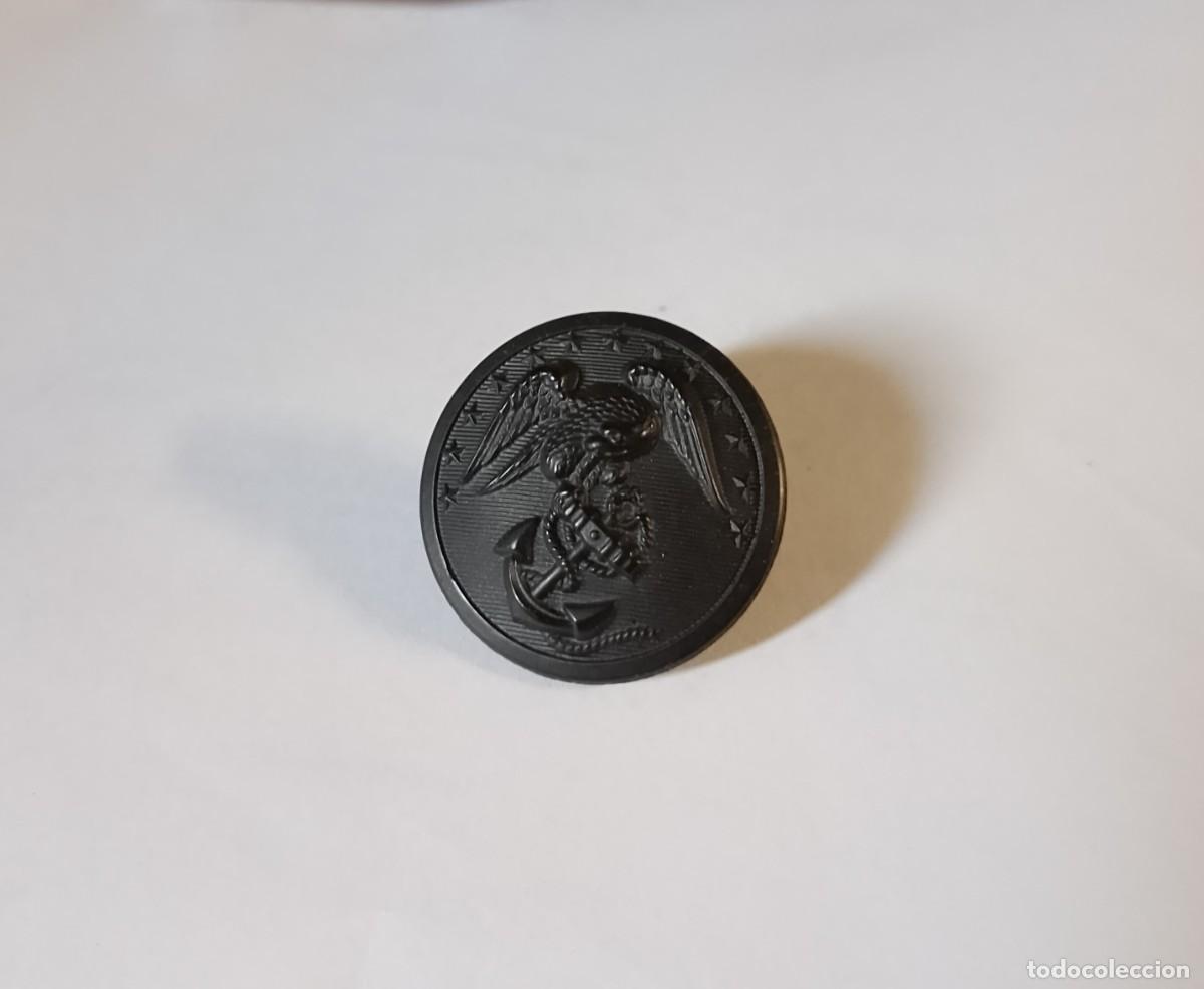 Militaria: Bot&oacute;n naval USA, negro - Foto 2