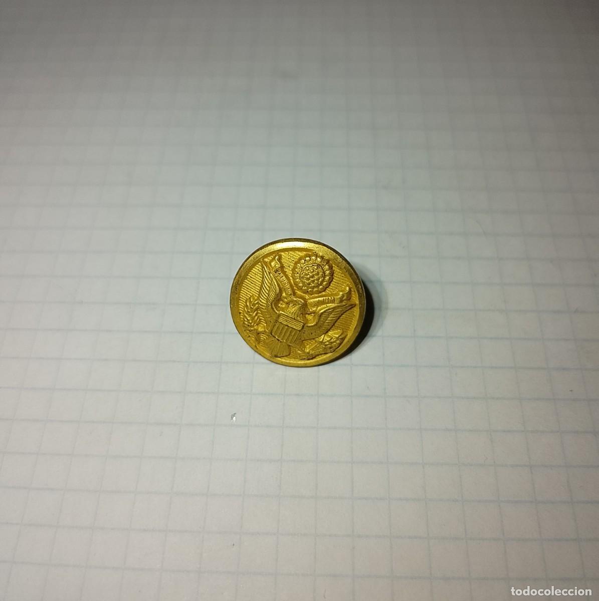 Militaria: Bot&oacute;n U.S.A., de rosca - Foto 2