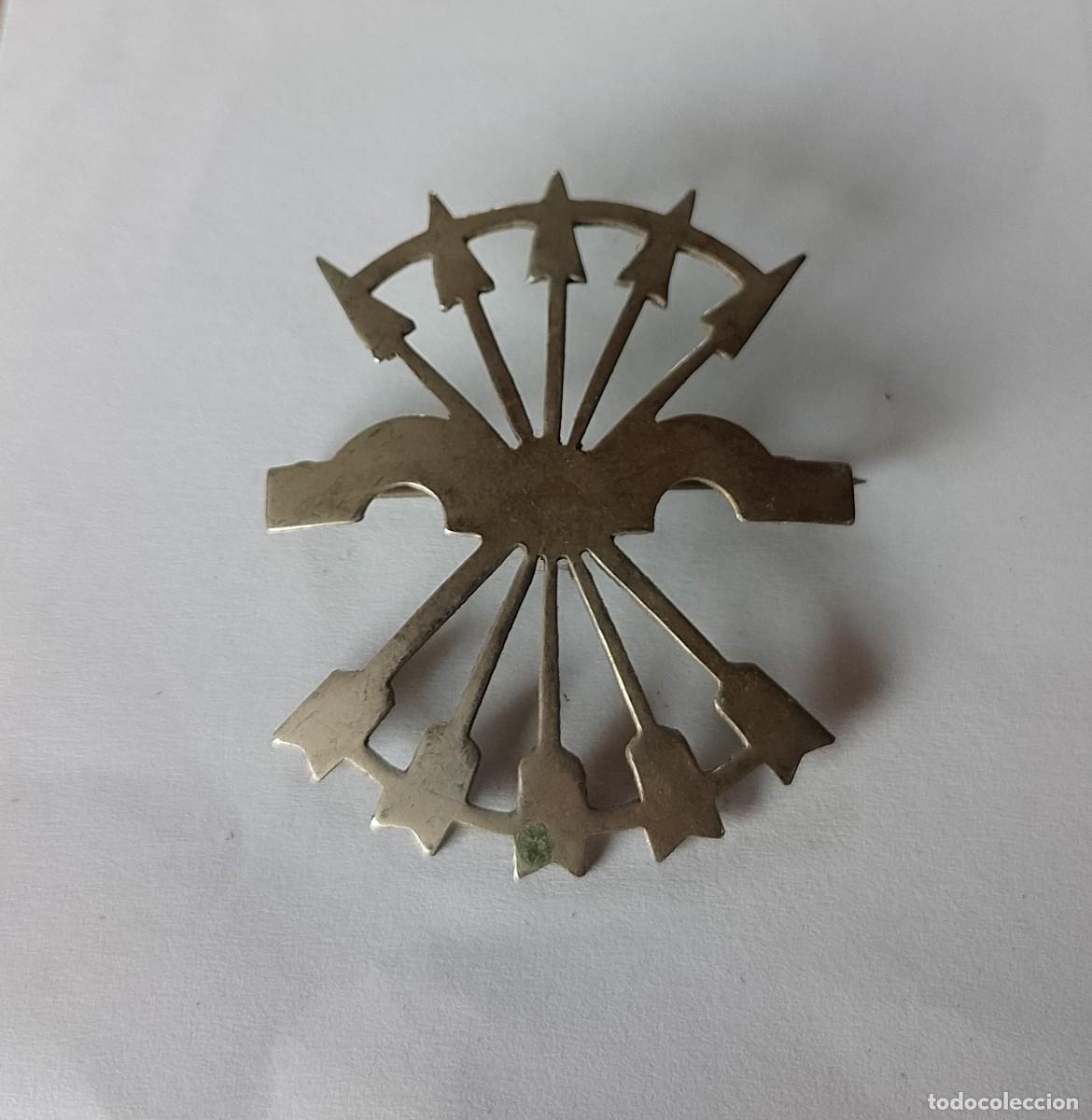 Militaria: Chapa de aguja, 5 x 4 cms - Foto 1