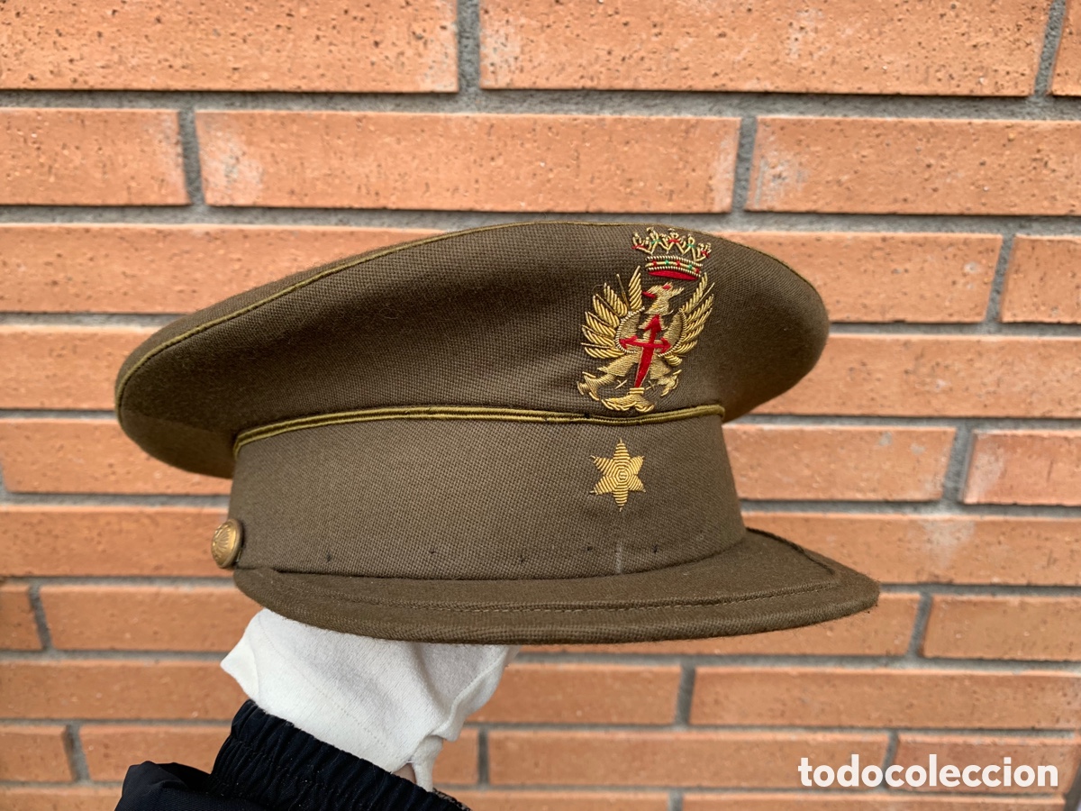 Militaria: ANTIGUA GORRA DE PLATO ALFEREZ FRANQUISTA ORIGINAL EPOCA DE FRANCO