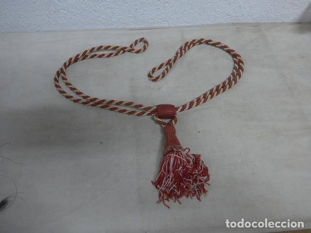 Militaria: Antiguo cinturon con borla a identificar - Foto 1