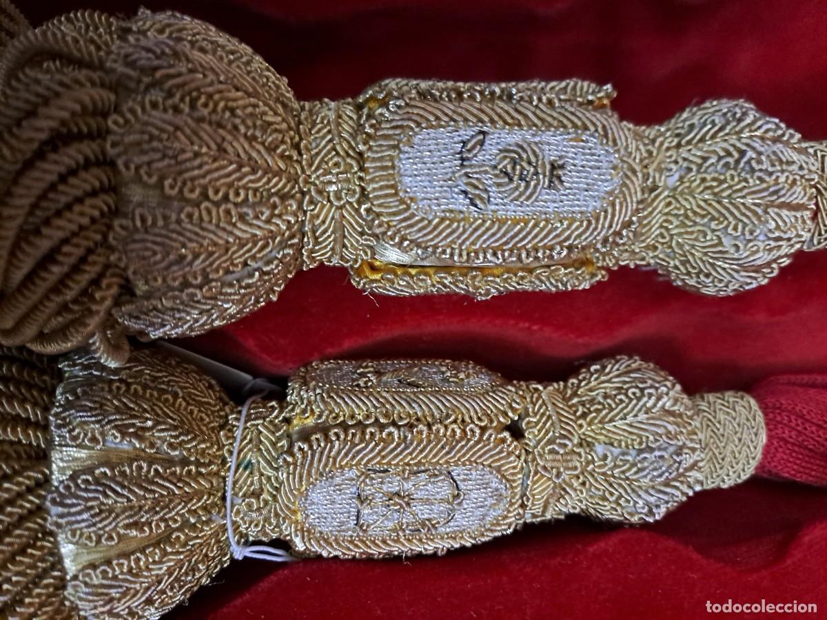 Militaria: Fajin de gala de general en el estuche - Foto 5