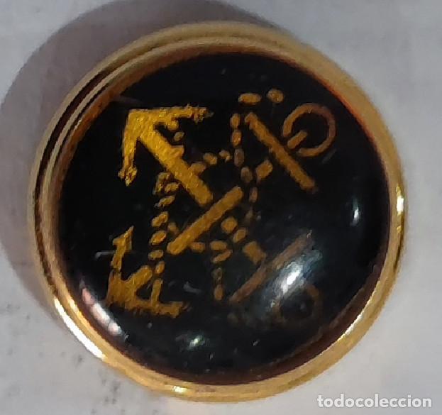 Militaria: BOTON O SIM. CON ANCLAS A IDENTIFICAR - Foto 2