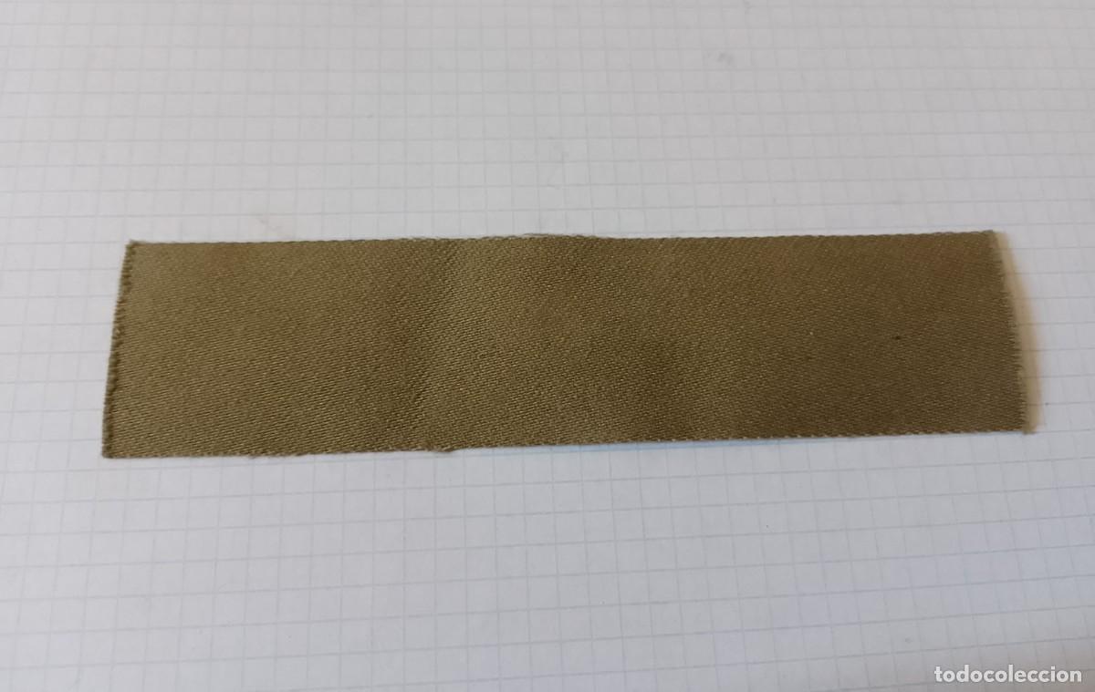 Militaria: Tira de pecho para t&iacute;tulo, en blanco - Foto 1