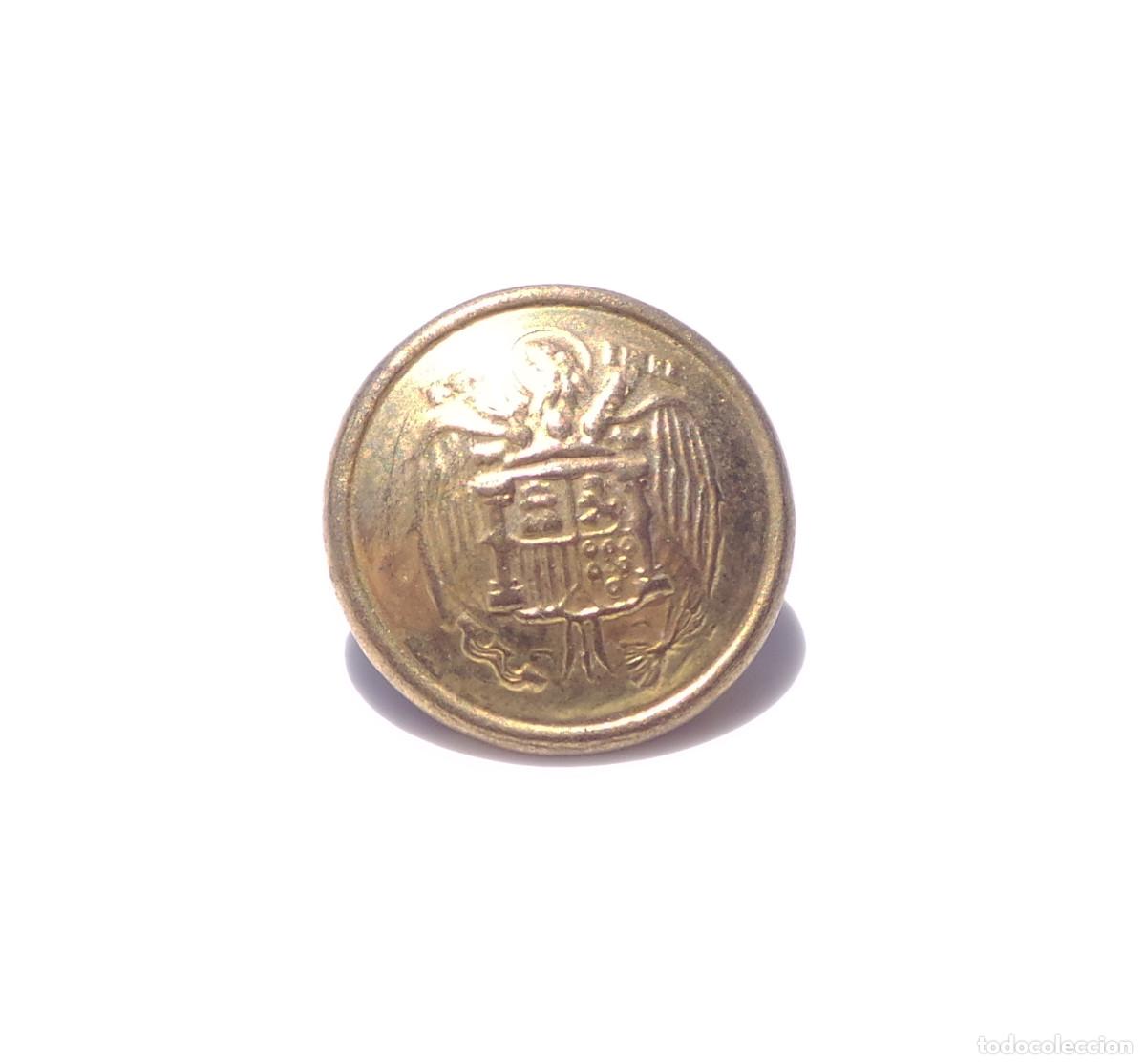 Militaria: BOT&Oacute;N &Aacute;GUILA.- 1,7 CM DE DI&Aacute;METRO. APROX. - Foto 1