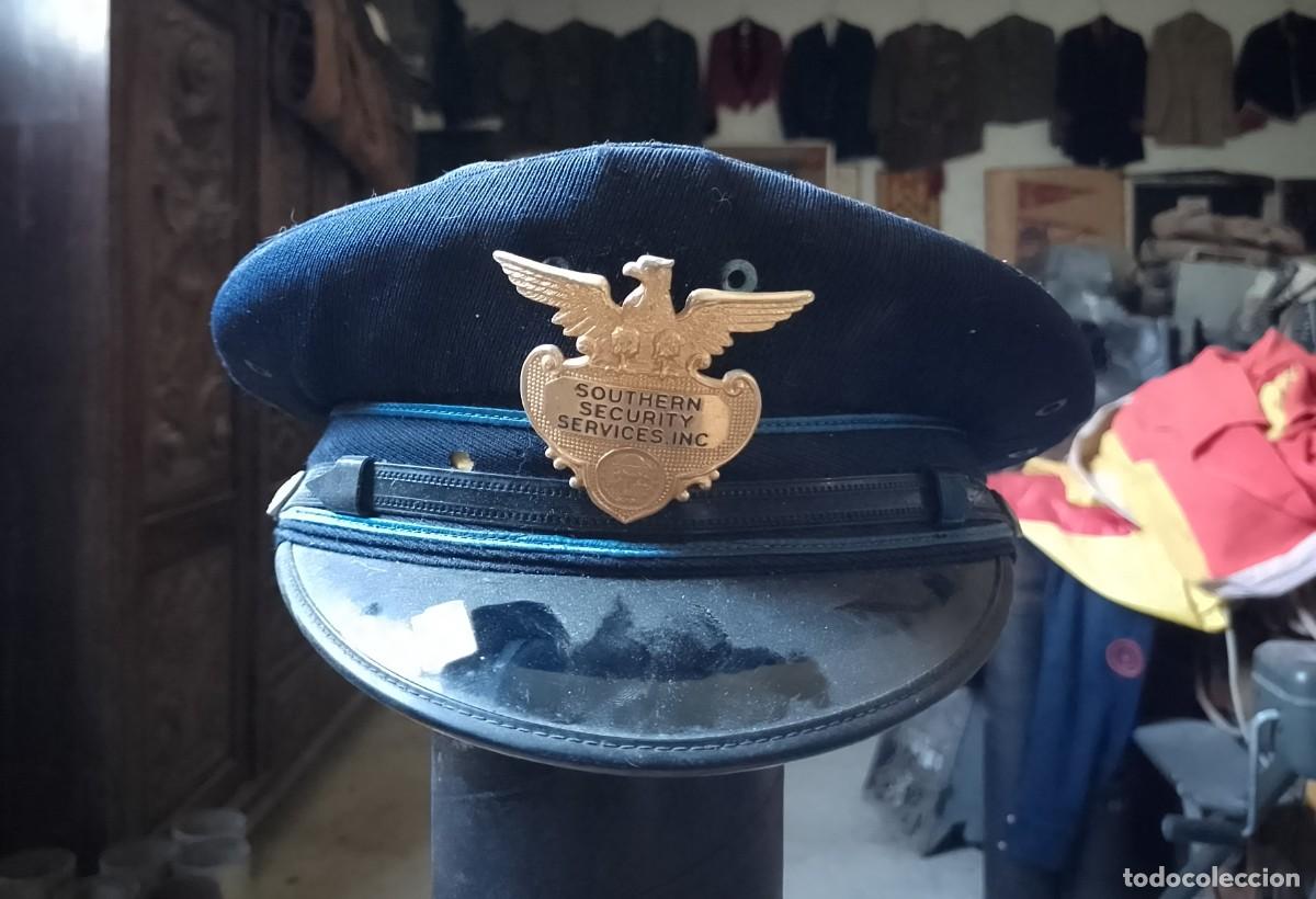 Militaria: Gorra de plato, Southern Security - Foto 1