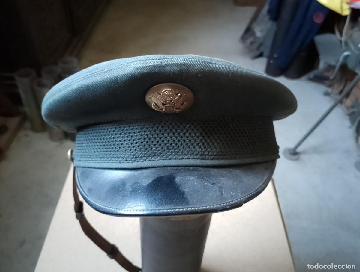 Militaria: Gorra de plato, U.S.A. - Foto 1