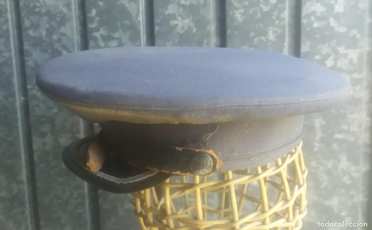 Militaria: Gorra de polic&iacute;a, a restaurar - Foto 2