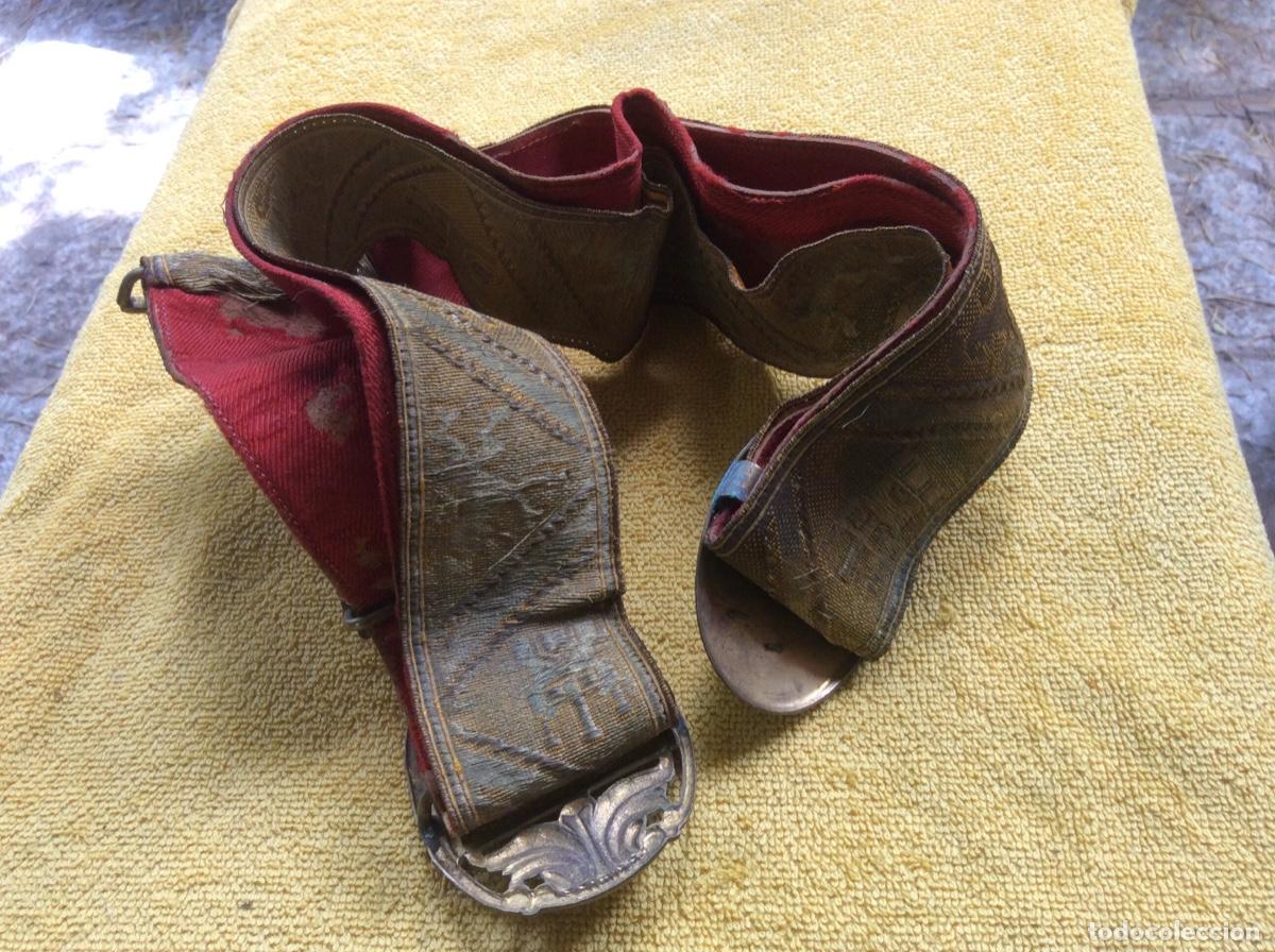 Militaria: ANTIGUO CINTURON DE GALA EJERCITO - Foto 2