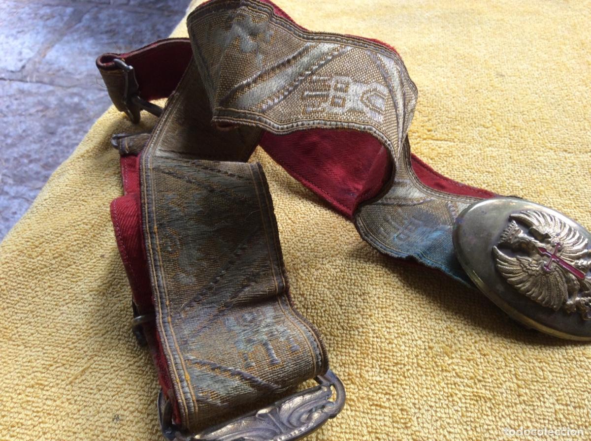 Militaria: ANTIGUO CINTURON DE GALA EJERCITO - Foto 4