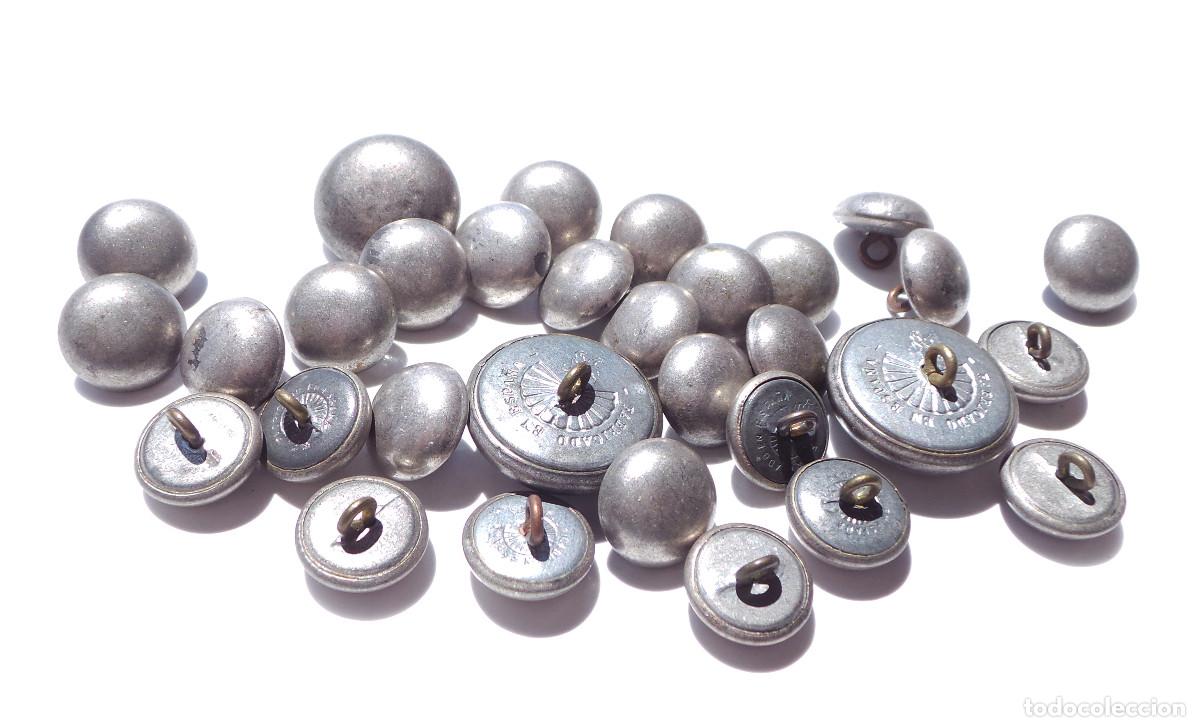 Militaria: LOTE DE BOTONES, LISOS, HUSARES. - Foto 3