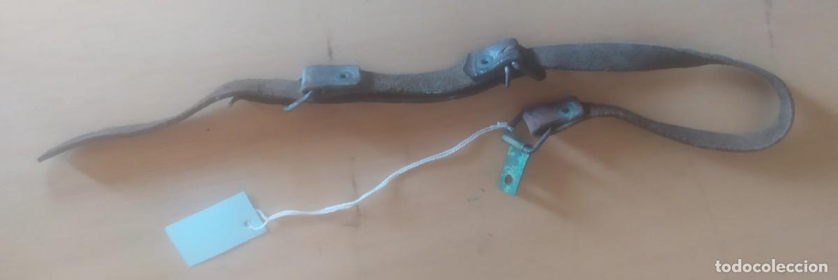 Militaria: Barboquejo para casco, marr&oacute;n - Foto 2