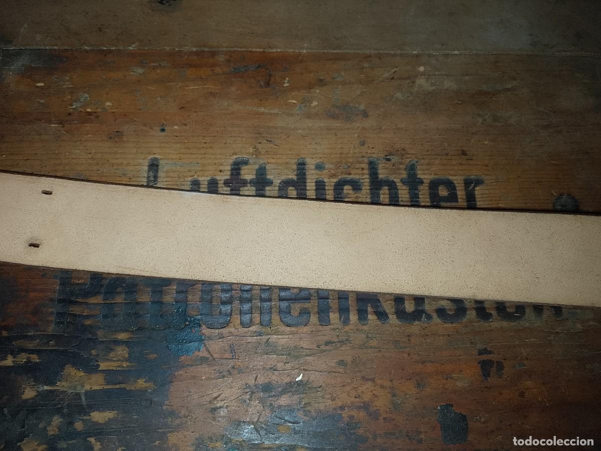Militaria: Cintur&oacute;n de cuero marr&oacute;n, RDA - Foto 7