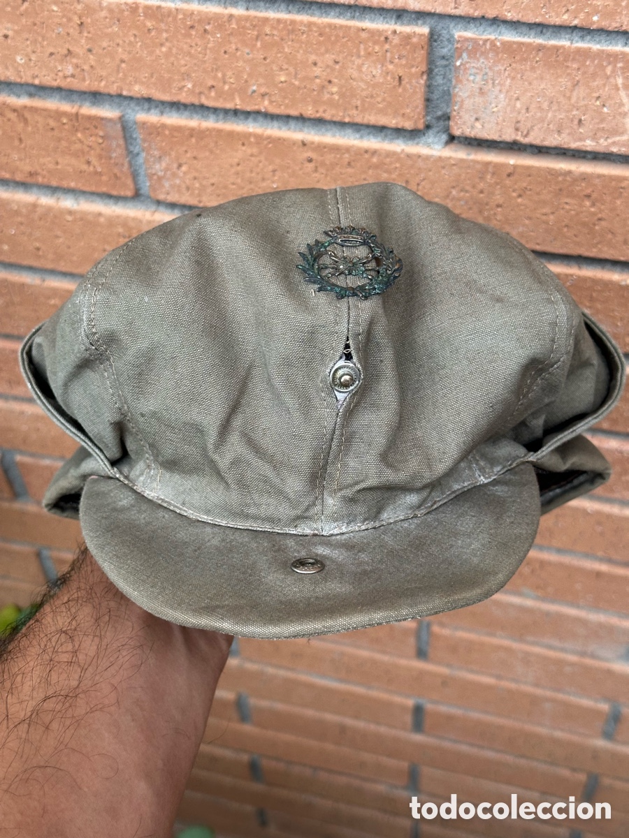 Militaria: ANTIGUA GORRA DE MOTORISTA TELEGRAFISTA EPOCA DE FRANCO TELEGRAFOS