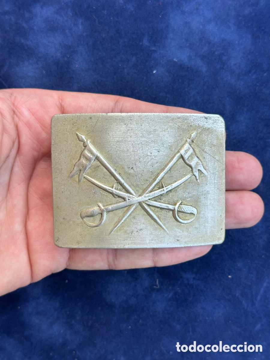 Militaria: ANTIGUA HEBILLA DE CABALLERIA GUERRA CIVIL