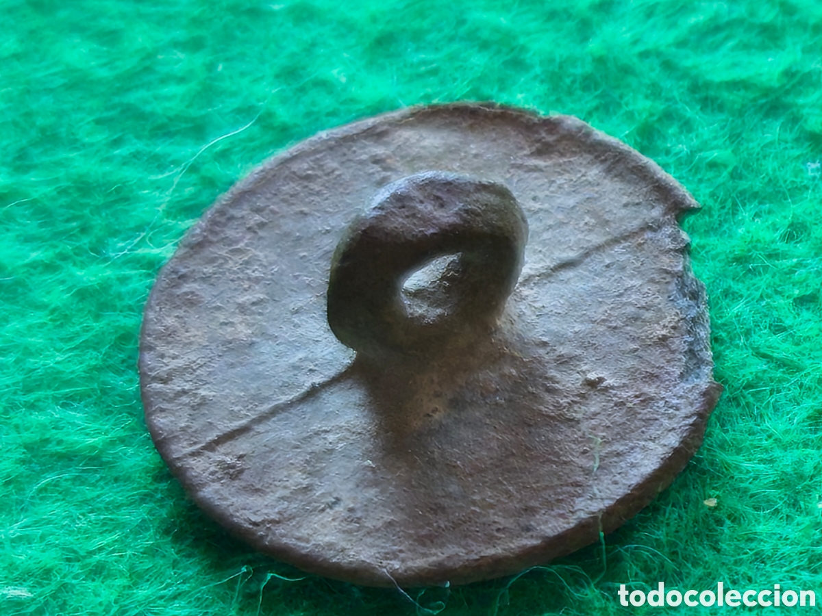 Militaria: Bot&oacute;n Guardia Real guerras Carlistas - Foto 2
