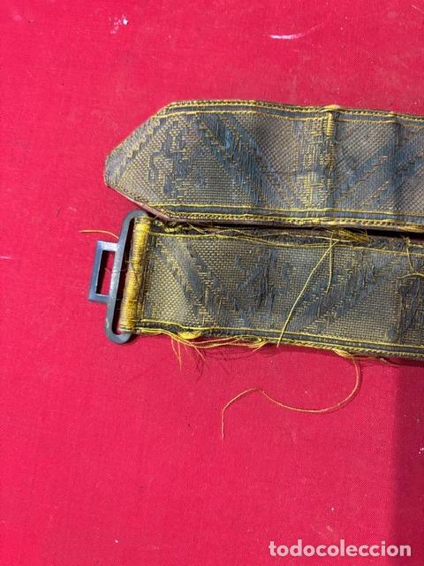 Militaria: ANTIGUO CINTURON MILITAR - Foto 5
