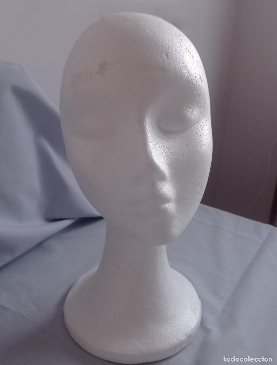Militaria: CABEZA EXPOSITORA DE POREXPAN PARA GORRAS - Foto 2