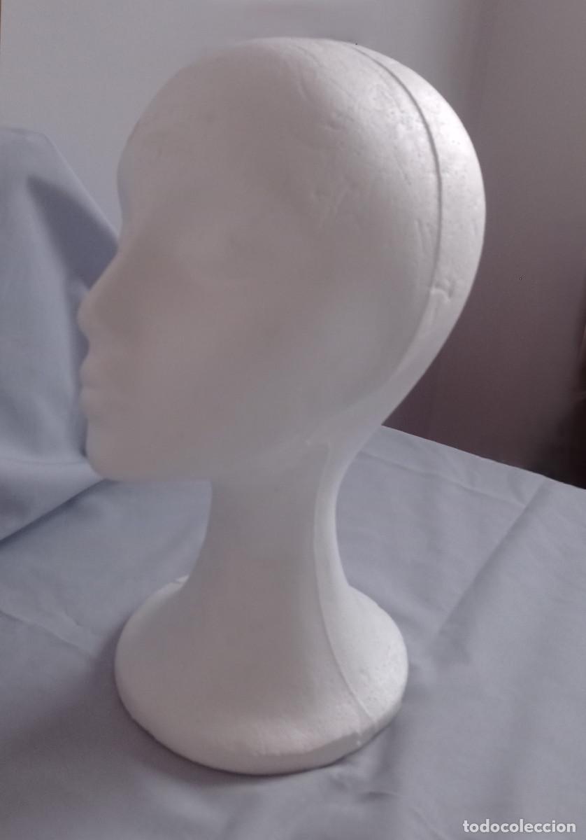 Militaria: CABEZA EXPOSITORA DE POREXPAN PARA GORRAS - Foto 3