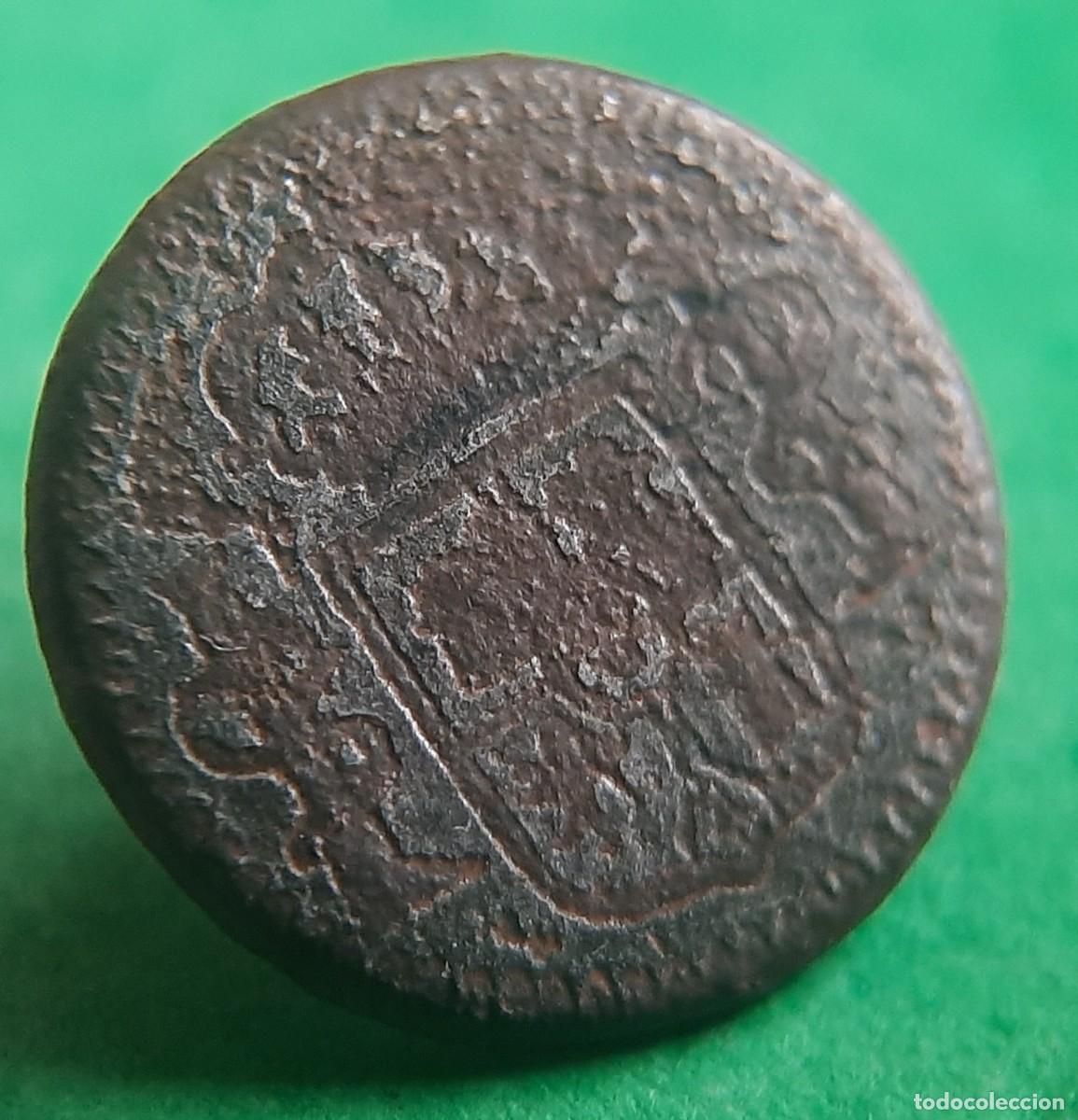 Militaria: (BOTON&Iacute;STICA) BOT&Oacute;N ESCUDO REAL - Foto 3