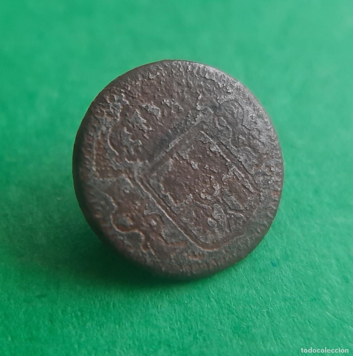 Militaria: (BOTON&Iacute;STICA) BOT&Oacute;N ESCUDO REAL - Foto 5