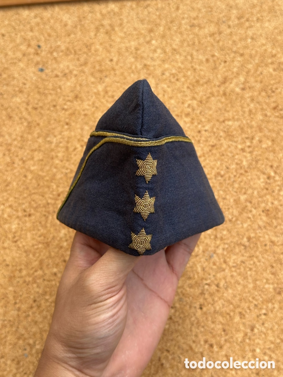 Militaria: ANTIGUO GORRILLO CUARTELERO CAPITAN DE LA AVIACION ESTRELLAS BORDADAS EJERCITO DEL AIRE