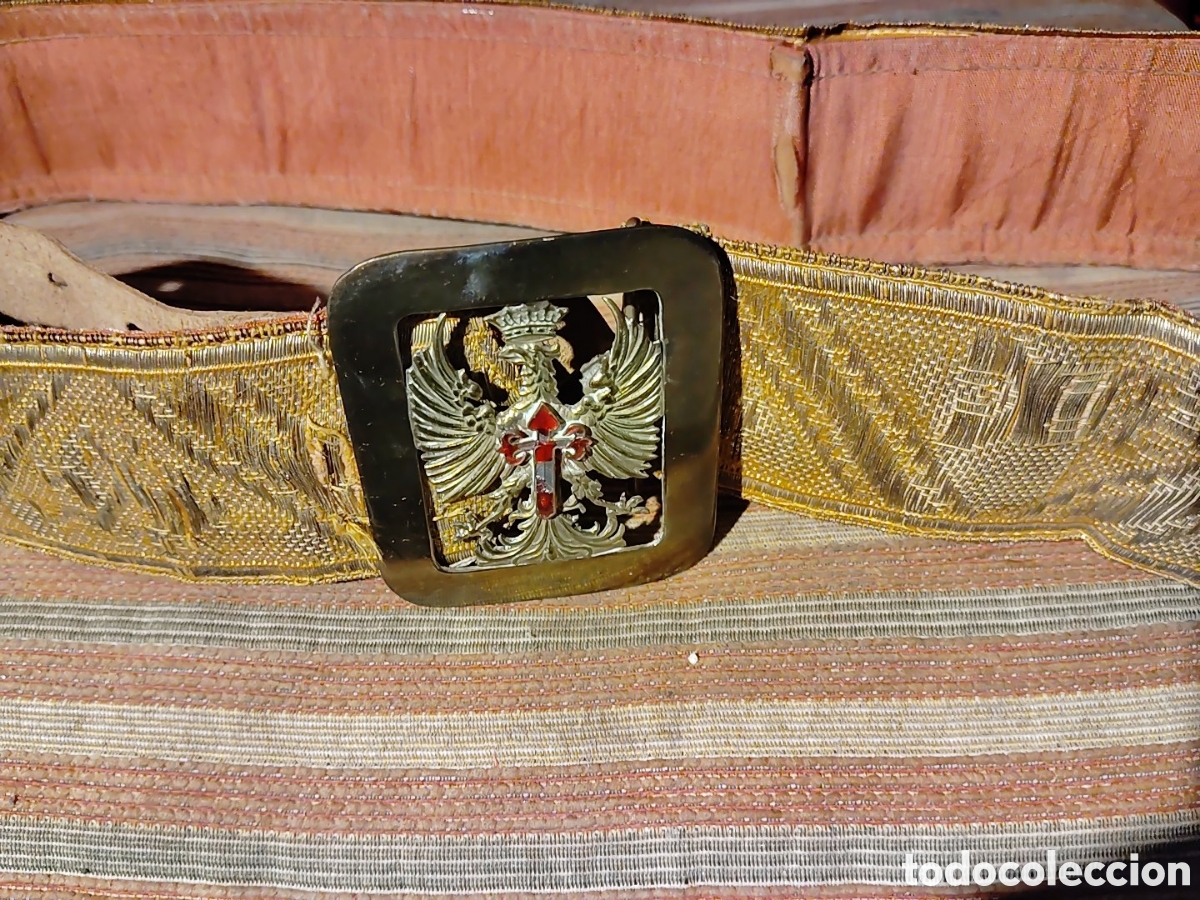 Militaria: CINTURON Y HEBILLA DE GALA. EJERCITO DE TIERRA - Foto 2