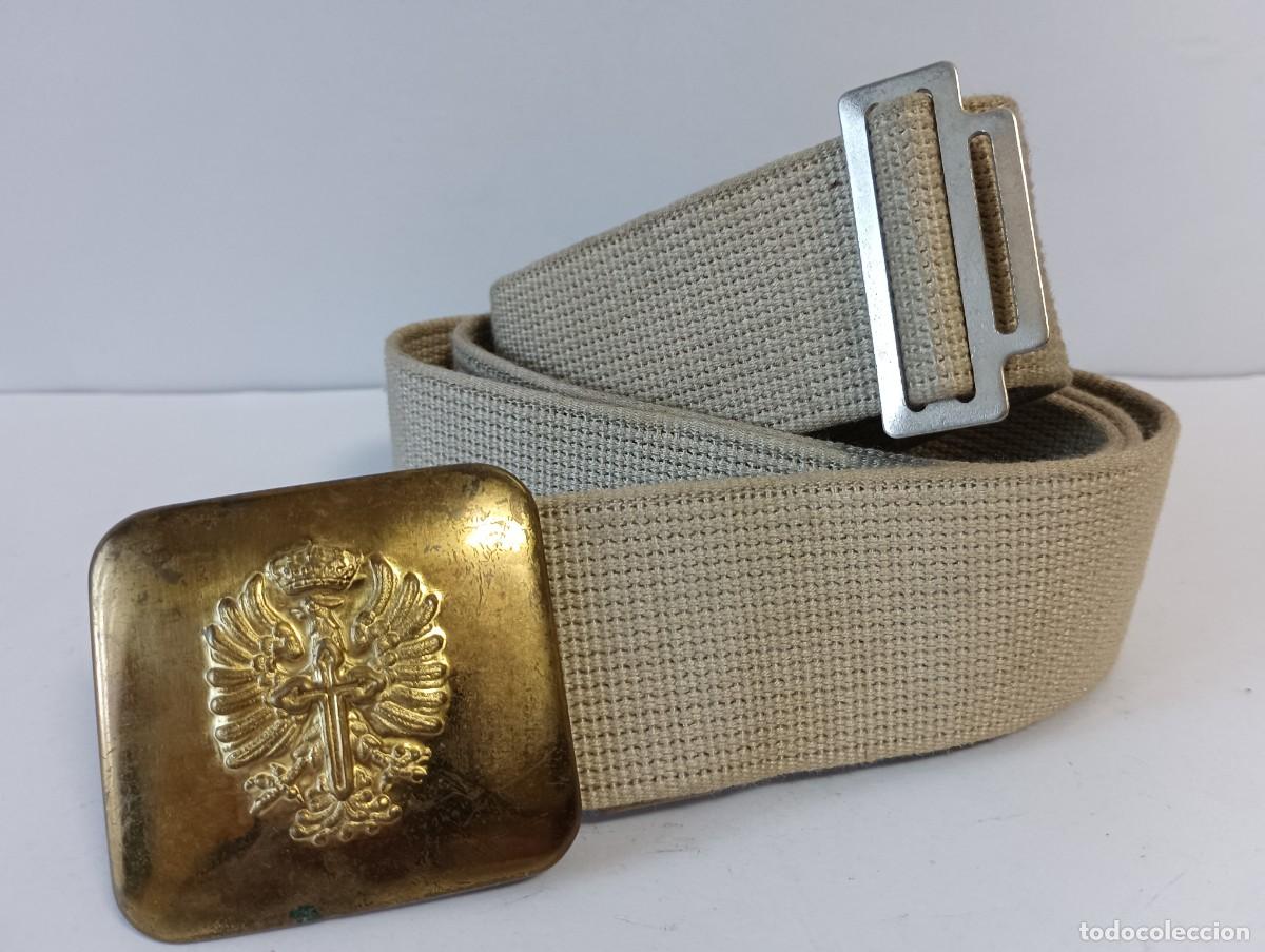 Militaria: ANTIGUO CINTURON MILITAR. - Foto 1