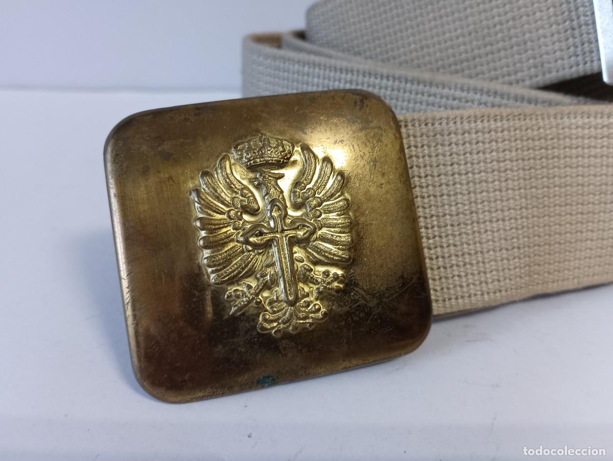 Militaria: ANTIGUO CINTURON MILITAR. - Foto 2