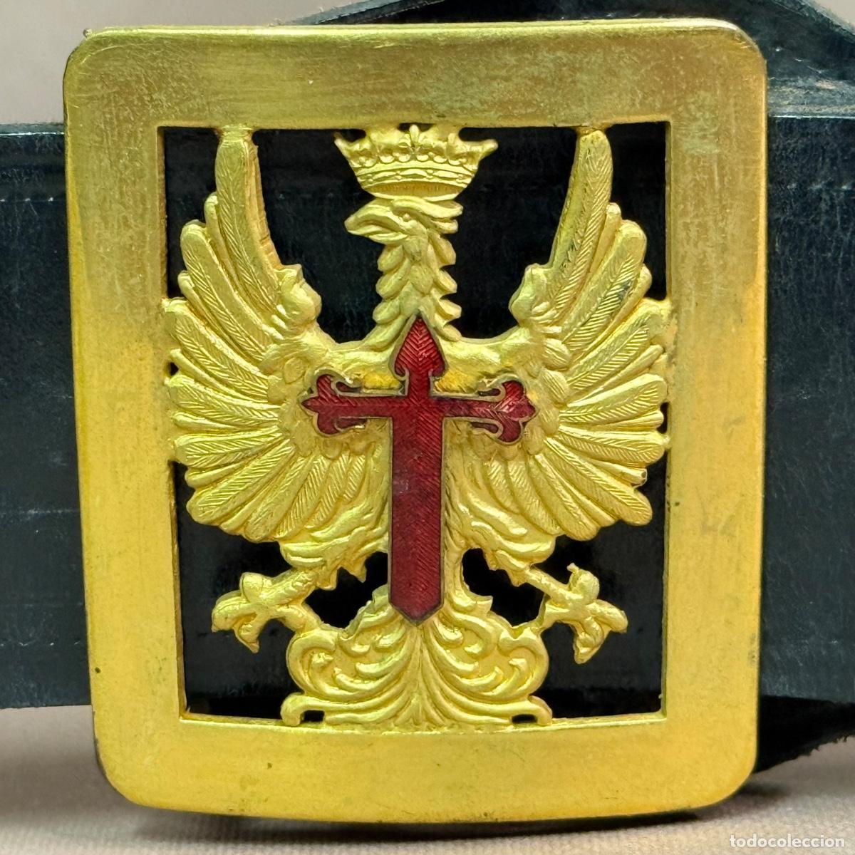 Militaria: Cintur&oacute;n Ejercito Espa&ntilde;ol - A&ntilde;os 40 ? - Foto 2