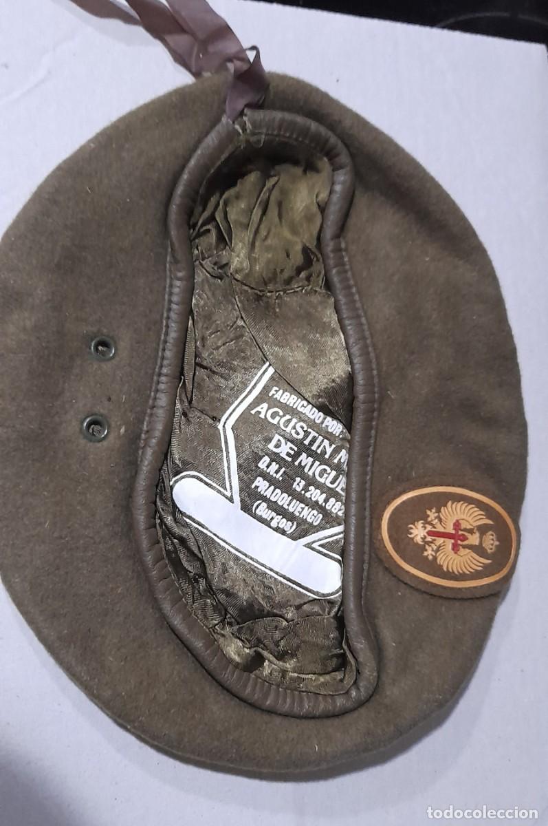 Militaria: Boina militar caqui M82 del ejercito - Foto 1
