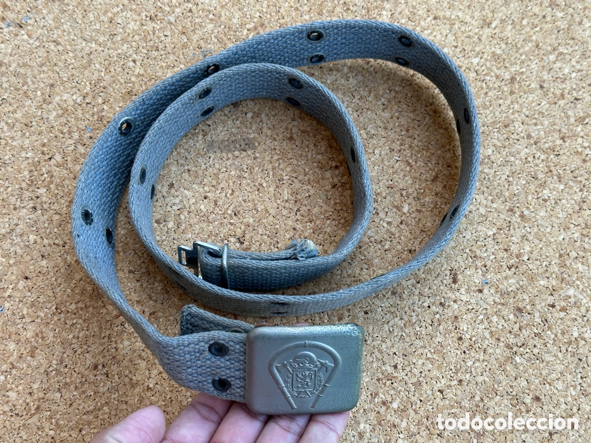 Militaria: CINTURON CON HEBILLA BOMBEROS DE ZARAGOZA - Foto 2