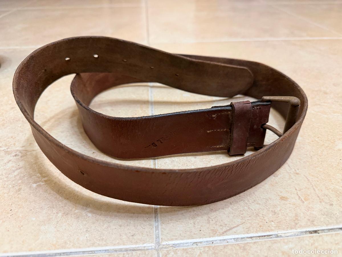 Militaria: Cintur&oacute;n de cuero marca carbonell - Foto 2